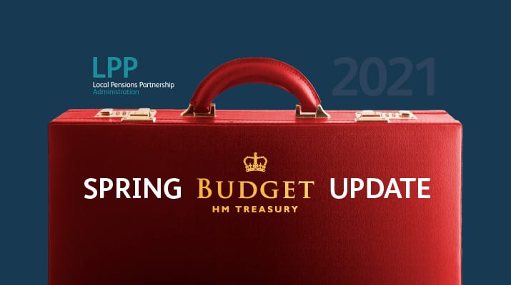 Image of Budget brief case for 2021.