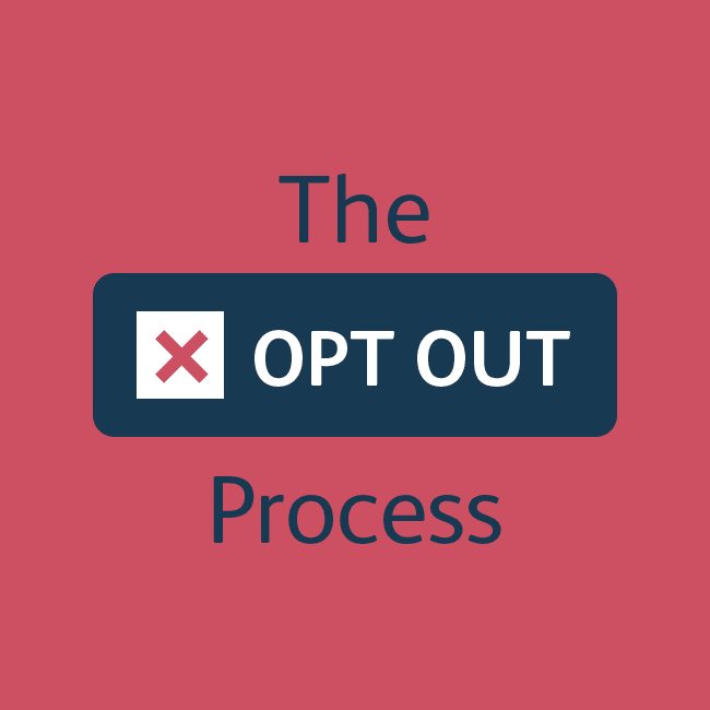The opt out process