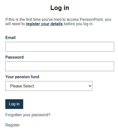 log in